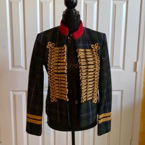 Ralph Lauren Military Plaid Jacket